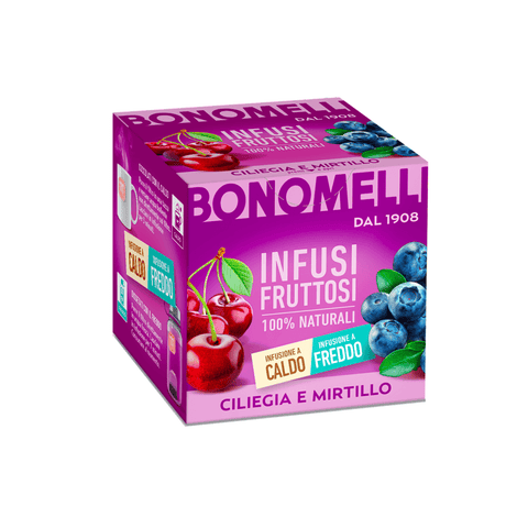 Bonomelli Kräutertee Bonomelli Infusi Fruttosi Ciliegia e mirtillo Kirsche und Heidelbeere 10 Filter