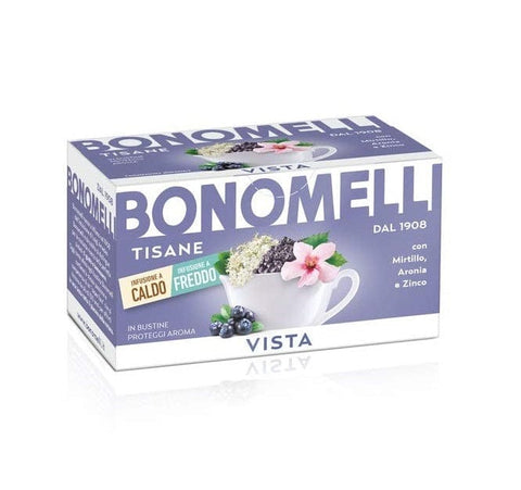 Bonomelli Tisane Vista Blaubeeren Aronia und Zink 16 Filter - Italian Gourmet