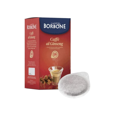 Borbone Kaffeekapseln Borbone 18 Kaffeepads mit Ginseng ESE Filterpapier 44 mm Kaffee 8034028333880