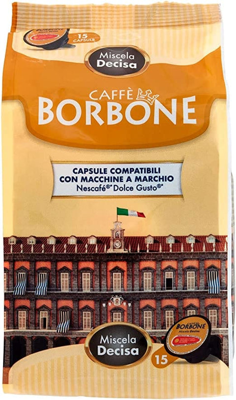 Borbone Kaffeekapseln Borbone Dolce Gusto Miscela Decisa 15 Kaffeekapseln 8034028335181