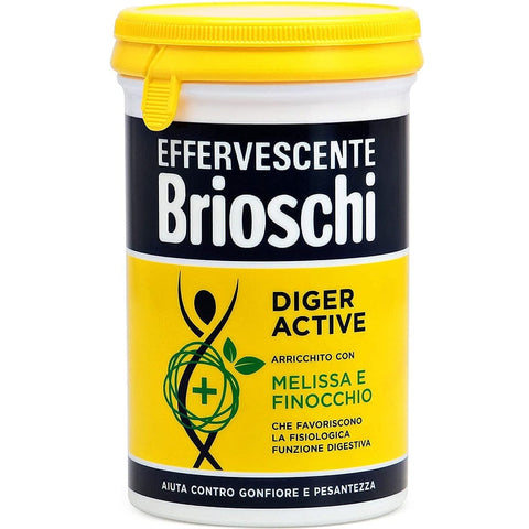 Brioschi Bikarbonat Brioschi - Preparato Granulare Effervescente Diger Active - Digestivo con Melissa e Finocchio 150gr 8002410050608