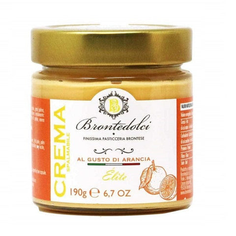 Brontedolci streichfähige sizilianische Orangencreme (190 g) - Italian Gourmet