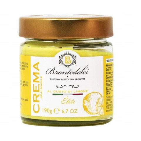 Brontedolci crema limone Sizilianische Zitronencreme (190g) - Italian Gourmet