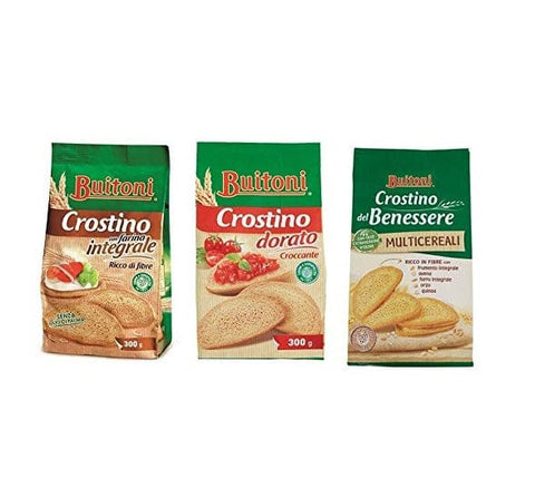 Testpaket Buitoni Crostino Dorato integrale Multicereali Croutons 3x Stück - Italian Gourmet