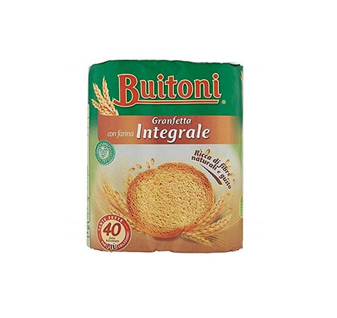 Buitoni Granfetta integrale Fette Biscottate Vollkorn-Zwieback 300g - Italian Gourmet