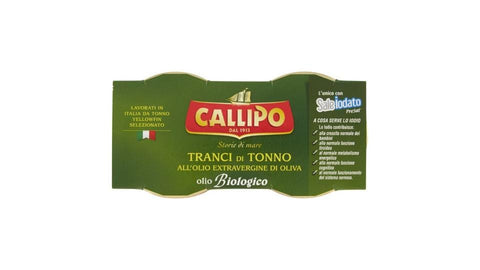 Callipo Thunfisch Callipo Tranci di Tonno all'Olio extravergine d'oliva 2x80gr Thunfischsteaks in nativem Olivenöl extra