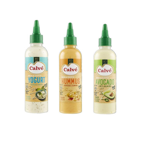 Testpaket Calvé 3in1 Salsa Avocado & Hummus & Joghurt Saucen - Italian Gourmet