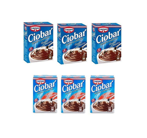 Testpaket Cameo Ciobar Classico & Dark heiße Schokolade 6x Packungen - Italian Gourmet