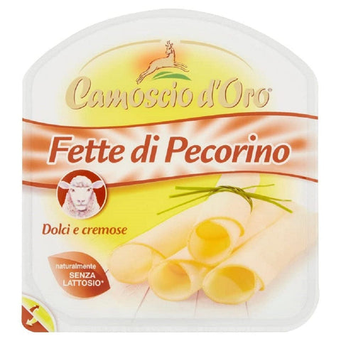 Camoscio D'oro Käse Camoscio d'Oro Fette di Pecorino Pecorino-Scheiben Geschnittener Käse Ziegenkäse 120g 3090291120560