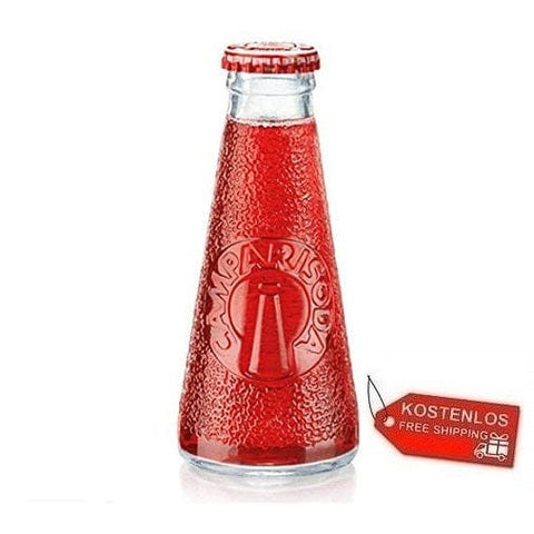 60x Campari Soda Aperitif Italienisch Bitter 10% Vol 10cl - Italian Gourmet