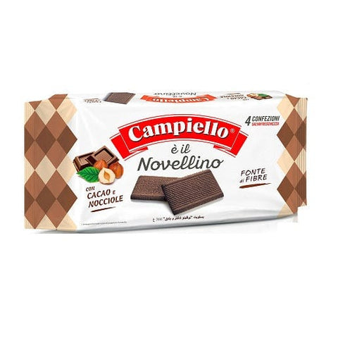 Campiello Novellino Cacao e Nocciole Kekse mit Kakao und Haselnüssen 360g - Italian Gourmet