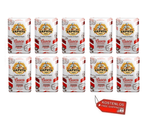 10x Caputo Farina Pizza Mehl 00 Cuoco 1Kg - Italian Gourmet