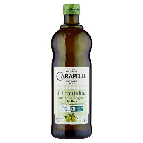 Carapelli Olivenöl Carapelli Il Frantolio Natives Olivenöl Extra 1Lt - Ruiniertes Etikett 8002470441996