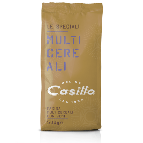 Casillo Le speciali Farina multicereali con semi Mehrkornmehl mit Samen 500g - Italian Gourmet