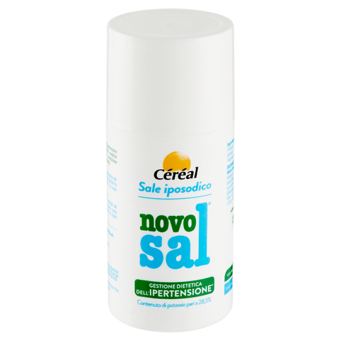 Céréal Salz Céréal Novosal Sale iposodico Salz mit niedrigem Natriumgehalt - 200 g 8018031447505