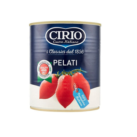 Cirio Pomodori Pelati Geschälte Tomaten 800g - Italian Gourmet