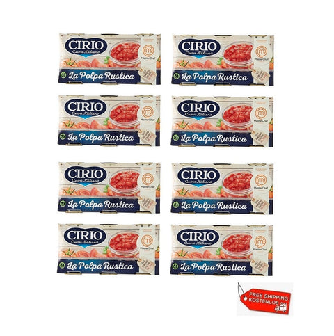 24x Cirio Polpa di Pomodoro Rustica Tomatenpulpe 400g - Italian Gourmet