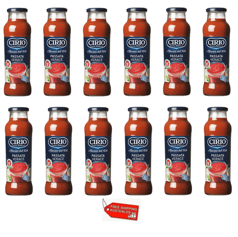 12x Cirio Passata di Pomodoro Verace Tomatenpüree 700g - Italian Gourmet