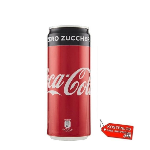 72x Coca Cola Zero Zuckerfrei 330ml Einwegdosen – Italian Gourmet