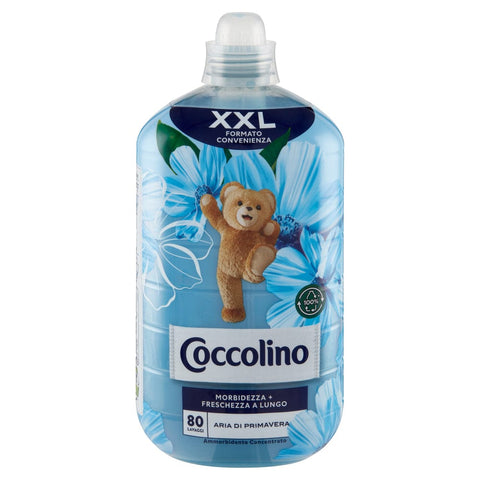 Coccolino Weichspüler 1x2LT Coccolino Ammorbidente Aria di Primavera Konzentrierter Flüssiger Weichspüler 80Wäschen 2LT