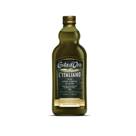 Costa d'Oro 100% Italiano Fruttato Olio Extra Vergine di Oliva Natives Olivenöl Extra 1Lt - Italian Gourmet