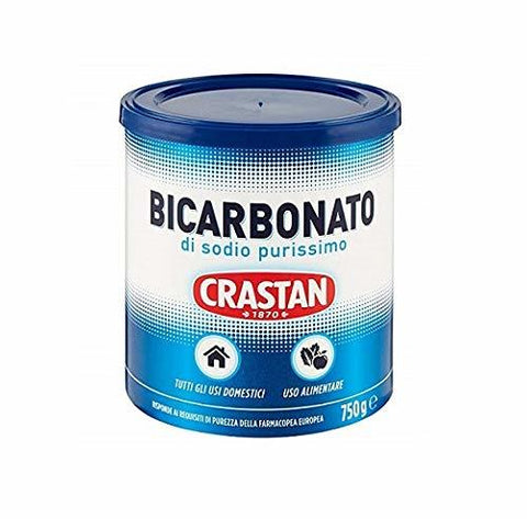 Crastan Bicarbonato di Sodio Puro Reines Natriumbicarbonat mega pack 6x750gr - Italian Gourmet