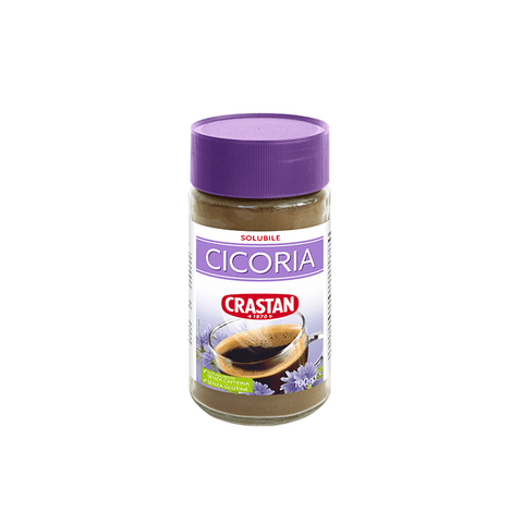 Crastan Lösliche Zubereitung Crastan Solubile Caffè alla Cicoria Lösliche Zubereitung Chicorée Kaffee 100g Koffeinfrei und Glutenfrei