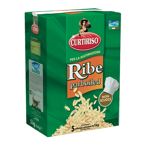 Curtiriso Riso Ribe Parboiled 5 Beuteln 1Kg - Italian Gourmet