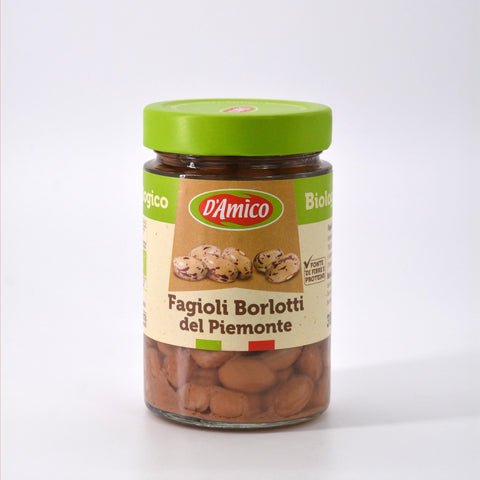 D'Amico Bohnen D'Amico Fagioli Borlotti del Piemonte BIO-Borlotti -Bohnen 310gr 8005695013160