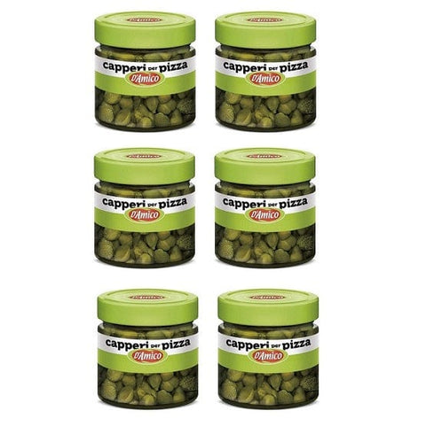D'Amico Capperi per Pizza Kapern für Pizza Glas 100g - Italian Gourmet