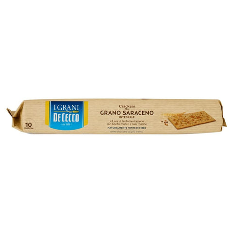 De Cecco Crackers De Cecco Crackers con Grano Saraceno Integrale Cracker mit Vollkorn-Buchweizen 400g