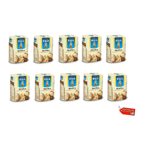 De Cecco Hartweizengrieß 10x De Cecco semola rimacinata Hartweizengrieß Mega Packung 1kg 8001250861764