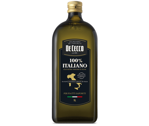 De Cecco Olivenöl 100% italienisches Natives Olivenöl Extra 1L - Italian Gourmet