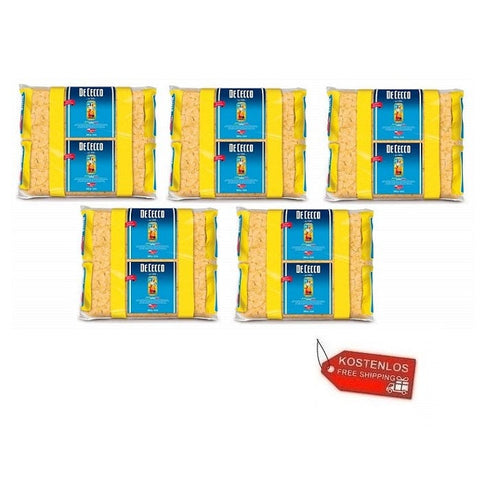 5x De Cecco Farfalle Pasta Packung mit 3Kg - Italian Gourmet