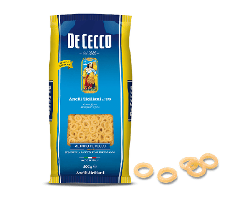 De Cecco Anelli siciliani n. 179 Italienische Pasta 500G - Italian Gourmet