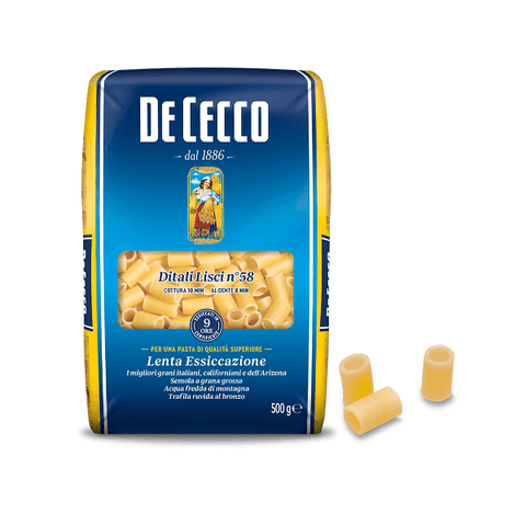 De Cecco Ditali lisci n. 58 Italienische Pasta  500G - Italian Gourmet
