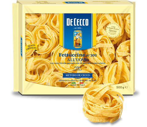 De Cecco Fettuccine all'uovo n. 303 Eiernudeln 500g - Italian Gourmet