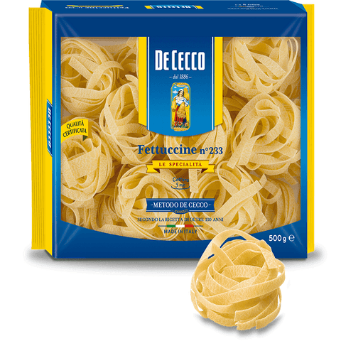 De Cecco Fettuccine n. 233 Italienische Pasta 500G - Italian Gourmet