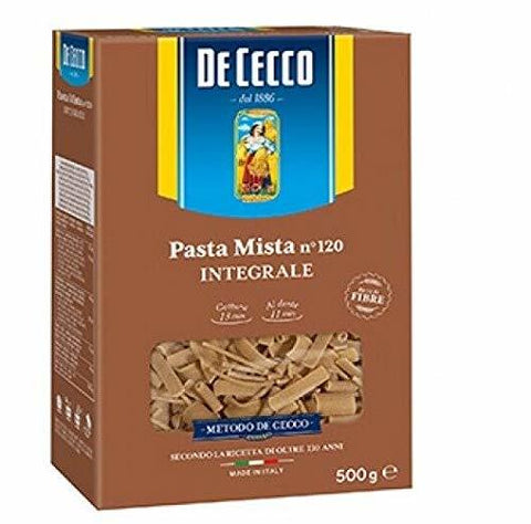 De Cecco Pasta Mista integrale n.120 Vollkornnudeln 500g - Italian Gourmet