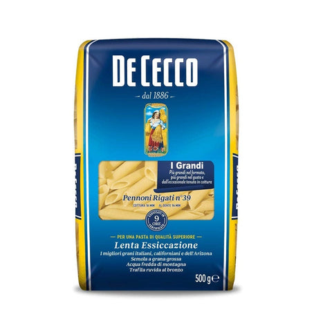 De Cecco Pennoni rigati pasta 500G - Italian Gourmet