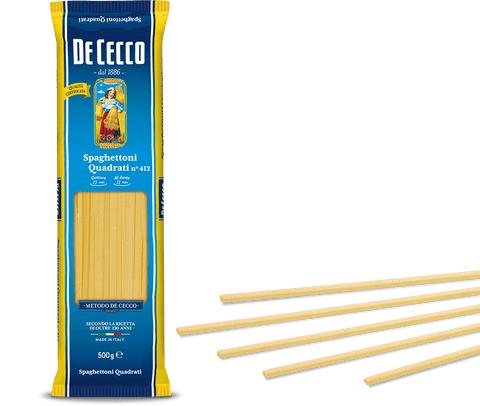 De Cecco Spaghettoni Quadrati n. 413 Italienische Pasta 500G - Italian Gourmet