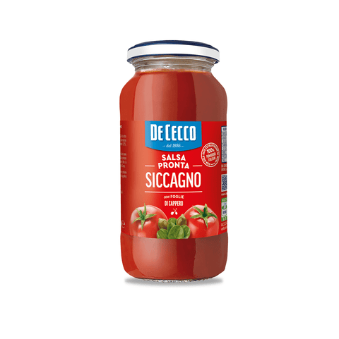 De Cecco Tomatensauce De Cecco Salsa Pronta Siccagno con Foglie di Cappero 300g
