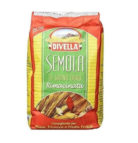 Divella Semola Rimacinata Hartweizengrieß 1 kg - Italian Gourmet