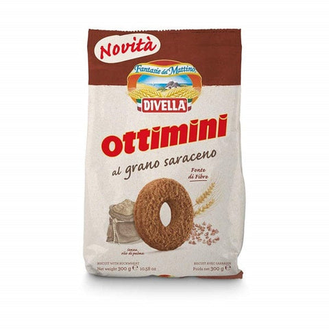 Divella Ottimini al grano Saraceno Buchweizenkekse (300 g) - Italian Gourmet