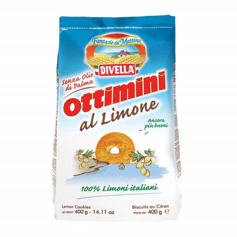 Divella Ottimini al Limone Zitronenplätzchen (400 g) - Italian Gourmet