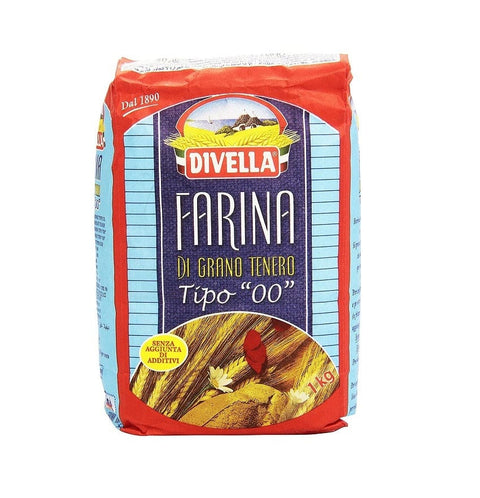 Divella Farina Grano Tenero Weichweizenmehl Typ 00 1 kg - Italian Gourmet