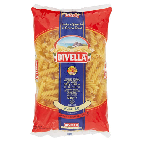 Divella Fusilli n.40 italienische Pasta 500g - Italian Gourmet