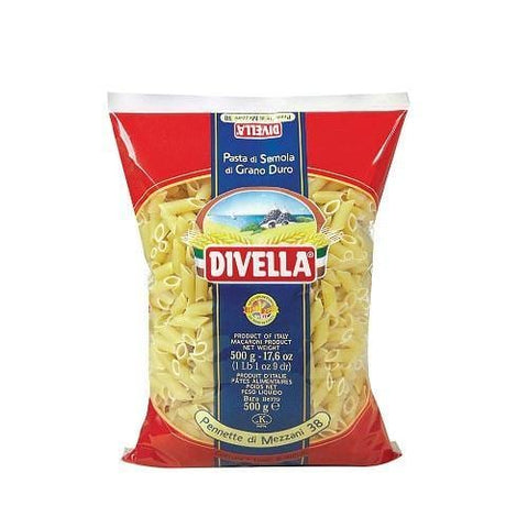Divella Pennette di Mezzani n°38 Pasta 500g - Italian Gourmet
