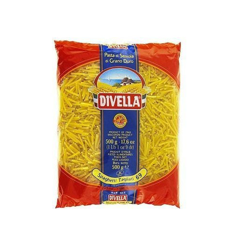 Divella Spaghetti Tagliati n°69 Pasta 500g - Italian Gourmet