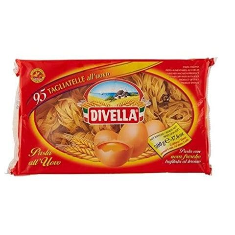 Divella speciali Tagliatelle all'uovo n.95 italienische Ei Pasta 500g - Italian Gourmet